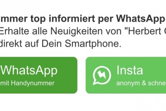 Schnell Anmelden beim Whats App Newsletter