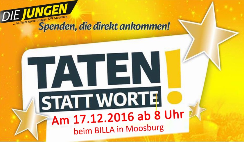 TATEN statt WORTE