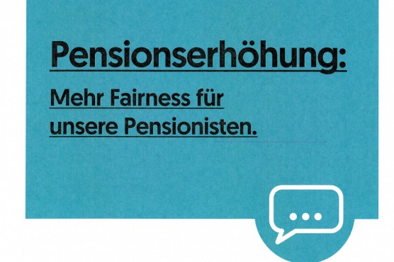 Stärkste Pensionserhöhung seit Langem beschlossen