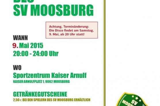 SV Moosburg OPEN AIR DISCO